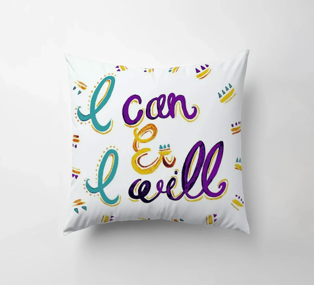 I Can and I Will cuscino da Pom Graphic Design