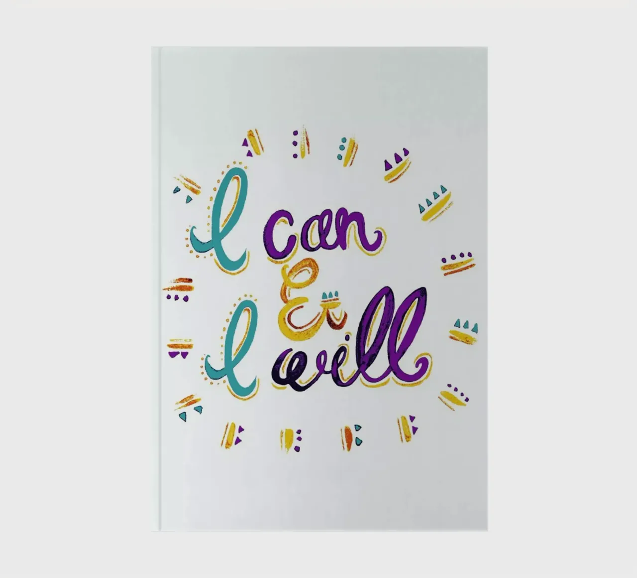 I Can and I Will diario da Pom Graphic Design