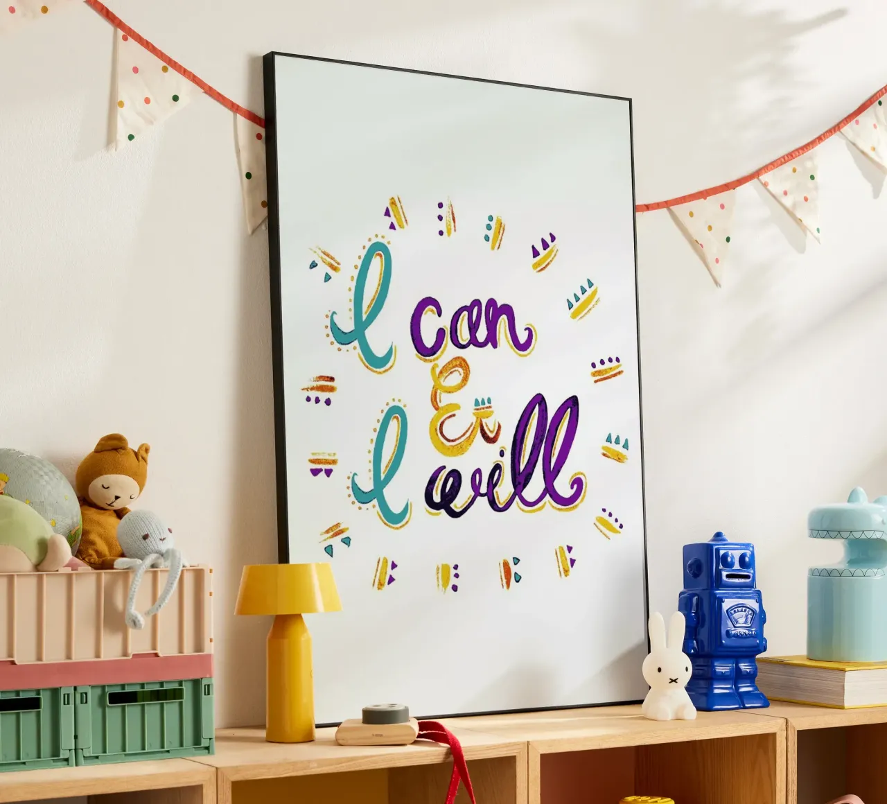 I Can and I Will alluminio dibond da Pom Graphic Design