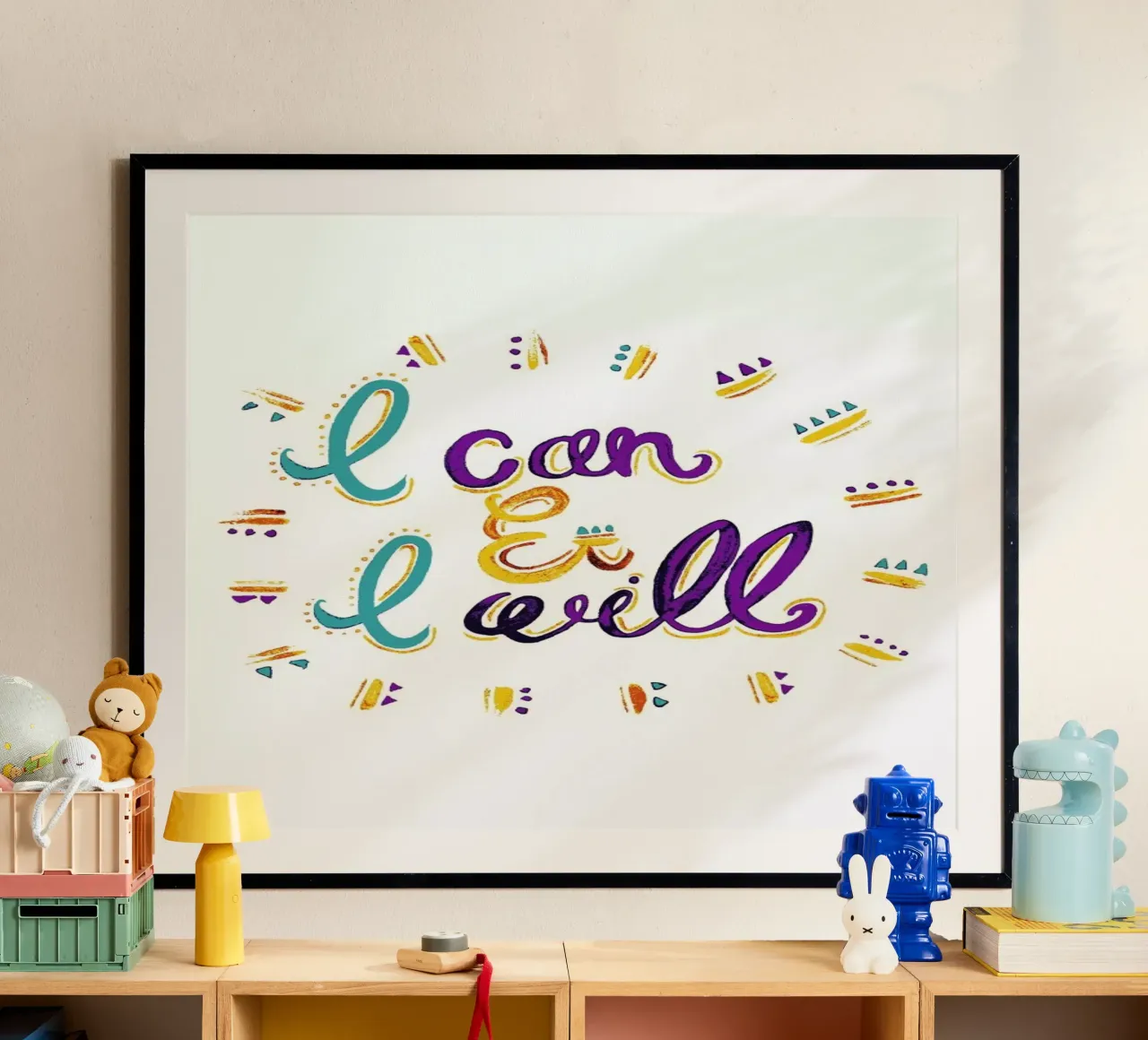 I Can and I Will carta hahnemühle da Pom Graphic Design