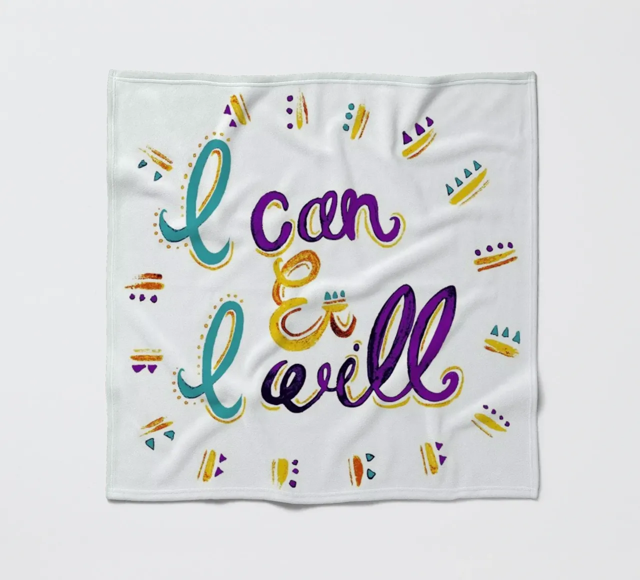 I Can and I Will coperta in pile da Pom Graphic Design