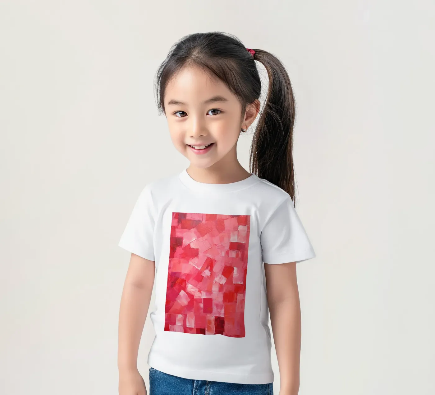 Pink t-shirt bambini da Art Unleashed