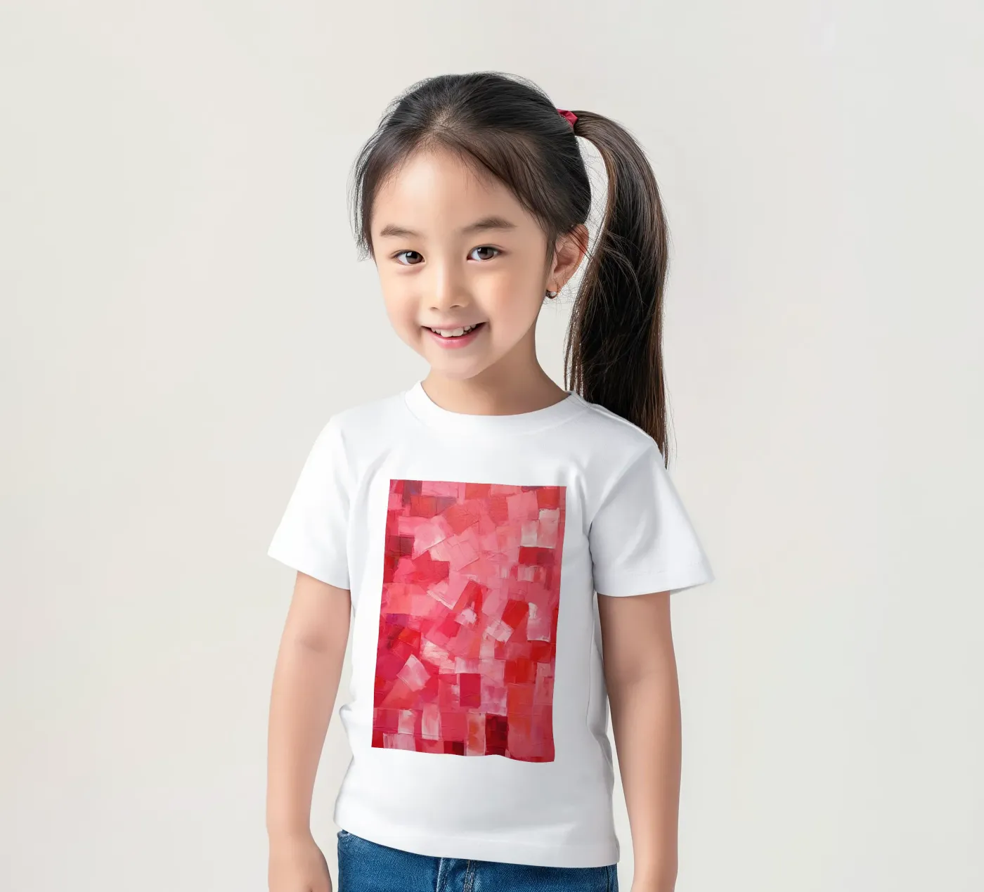 Pink t-shirt bambini da Art Unleashed