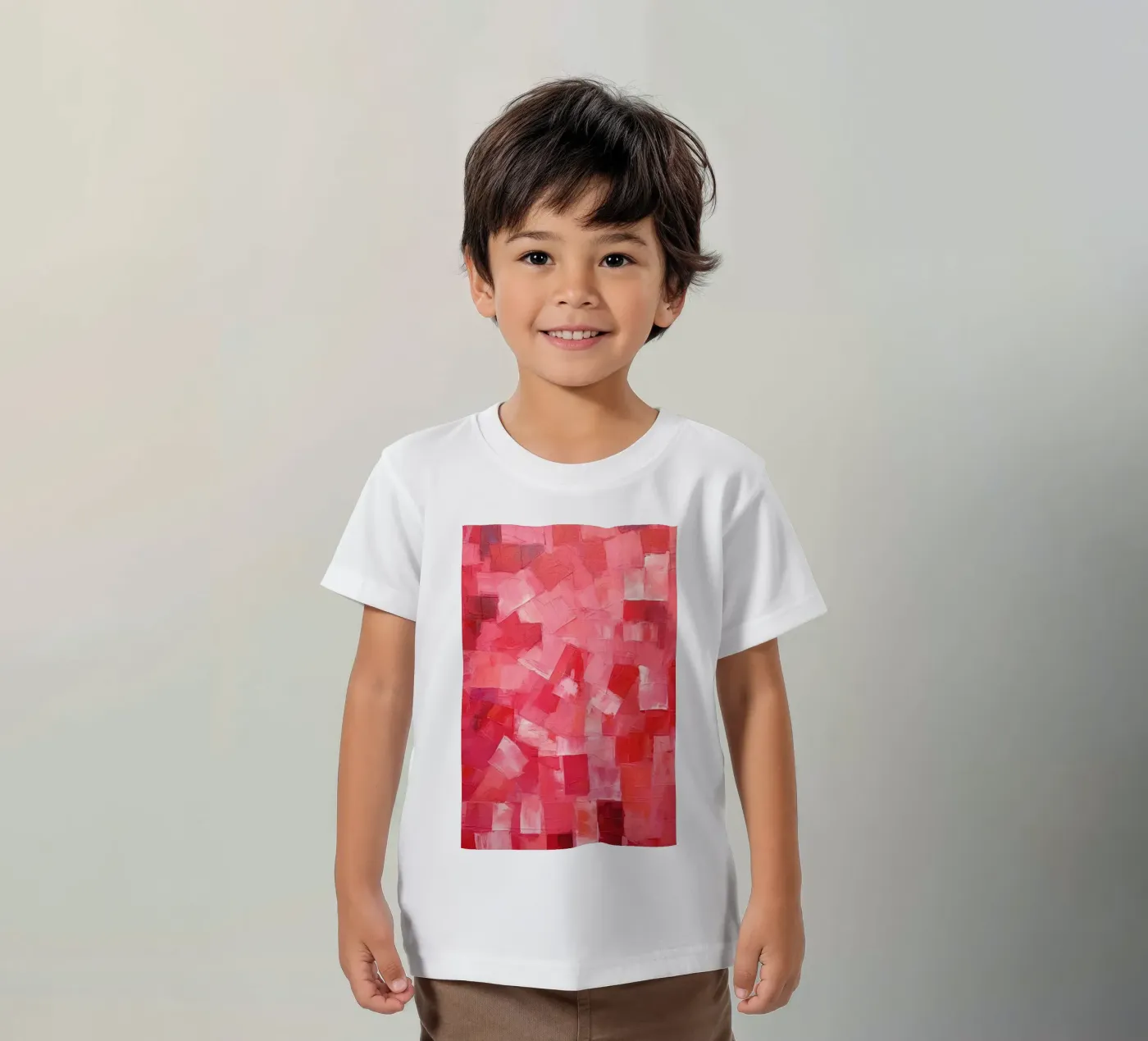 Pink t-shirt bambini da Art Unleashed