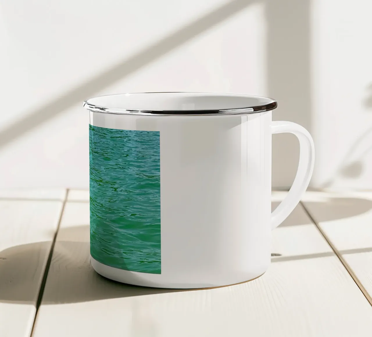 Sommerfeeling enamel mug by Art Studio by Iris