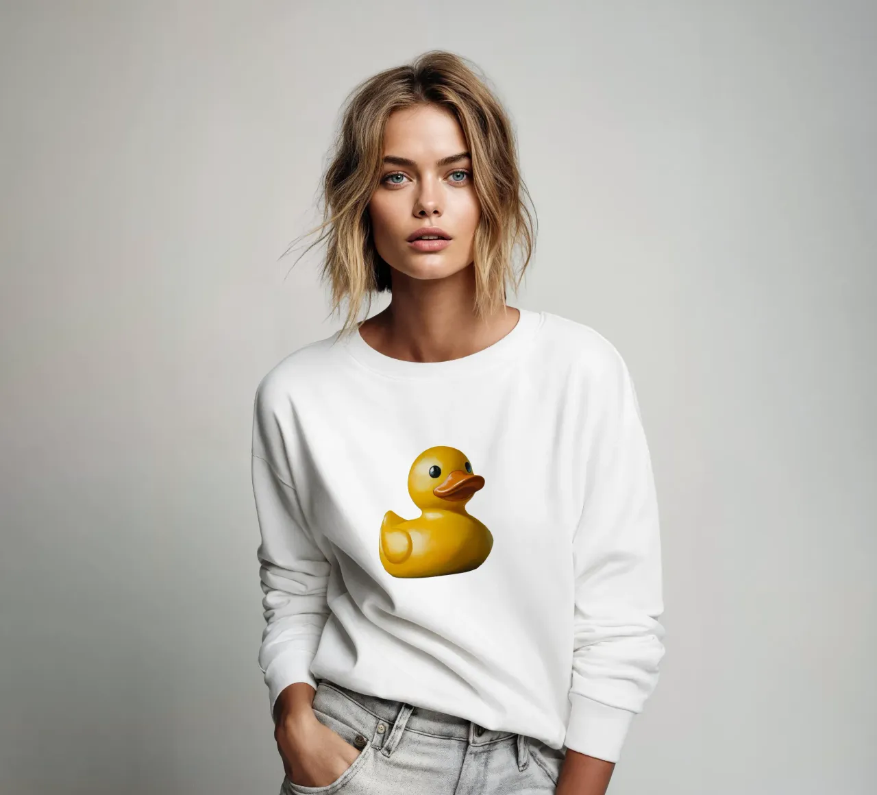 Quack #2 Sweatshirt von Art Unleashed