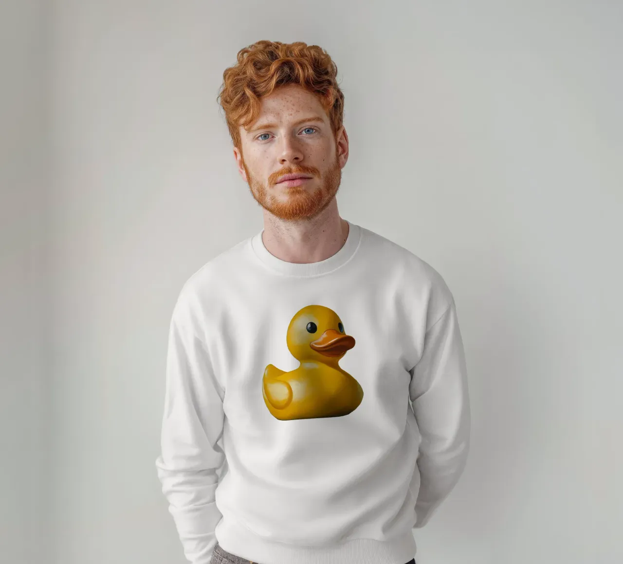 Quack #2 Sweatshirt von Art Unleashed