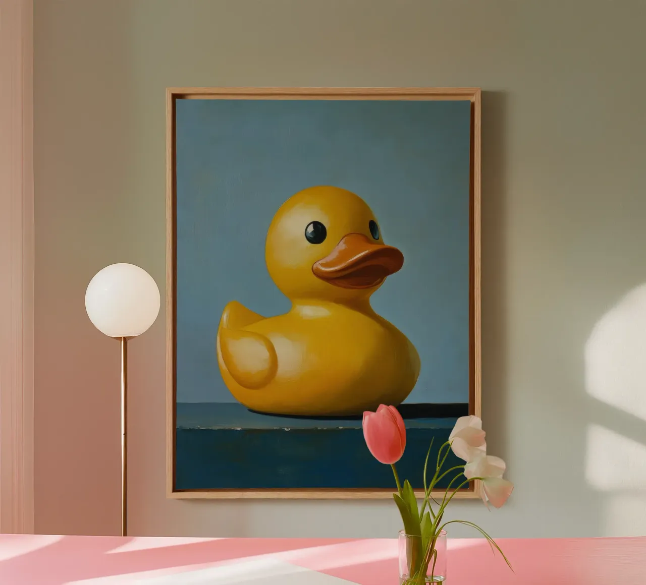 Quack #2 tela con Cornice a cassetta da Art Unleashed