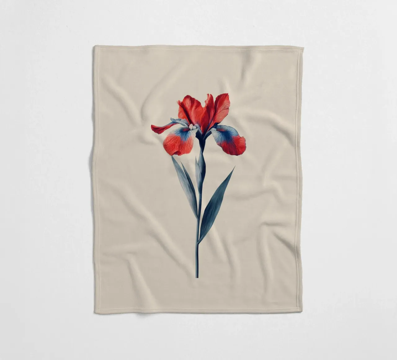 Bloom coperta in pile da Art Unleashed