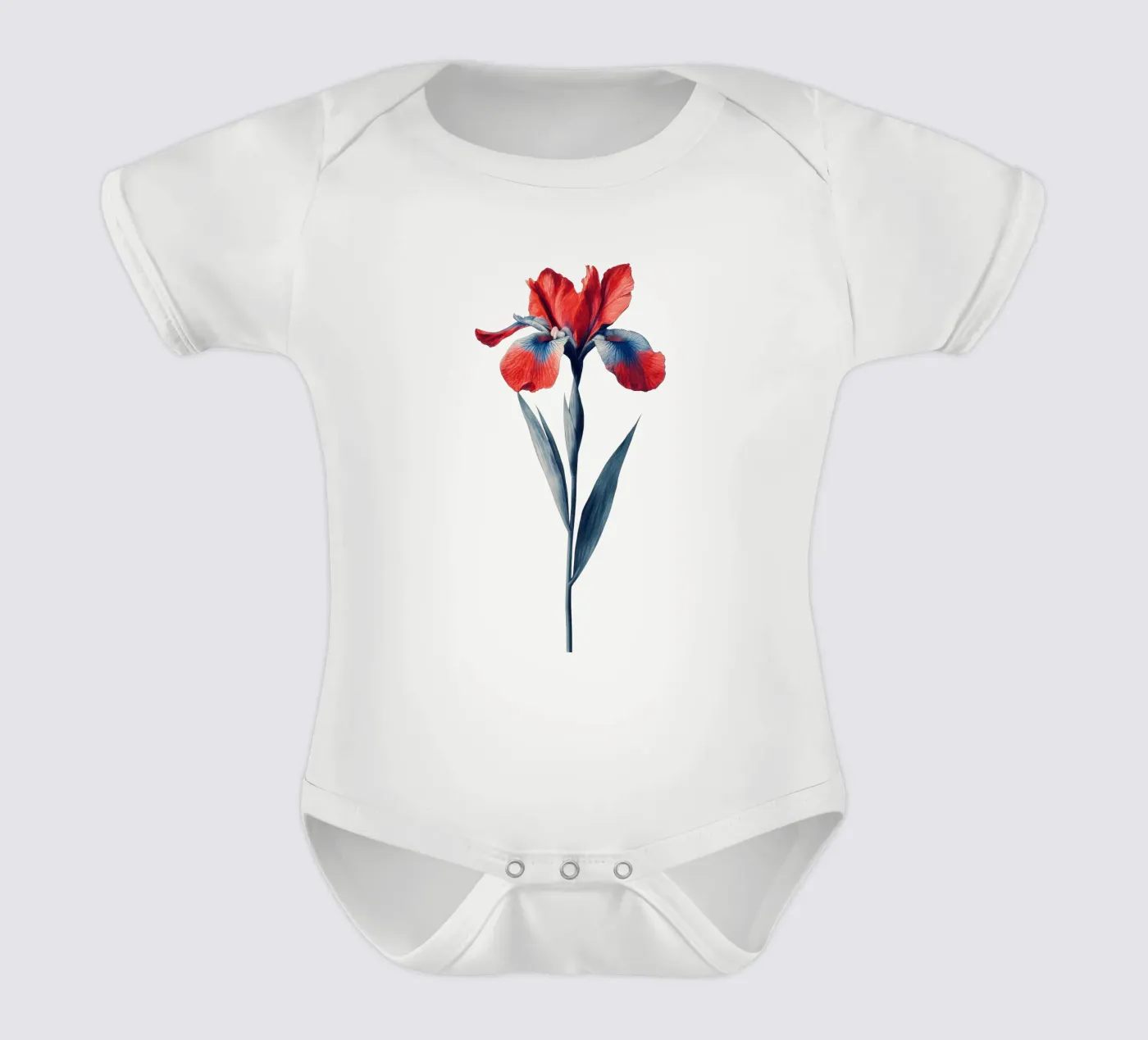 Bloom Kurzarm Babybody von Art Unleashed