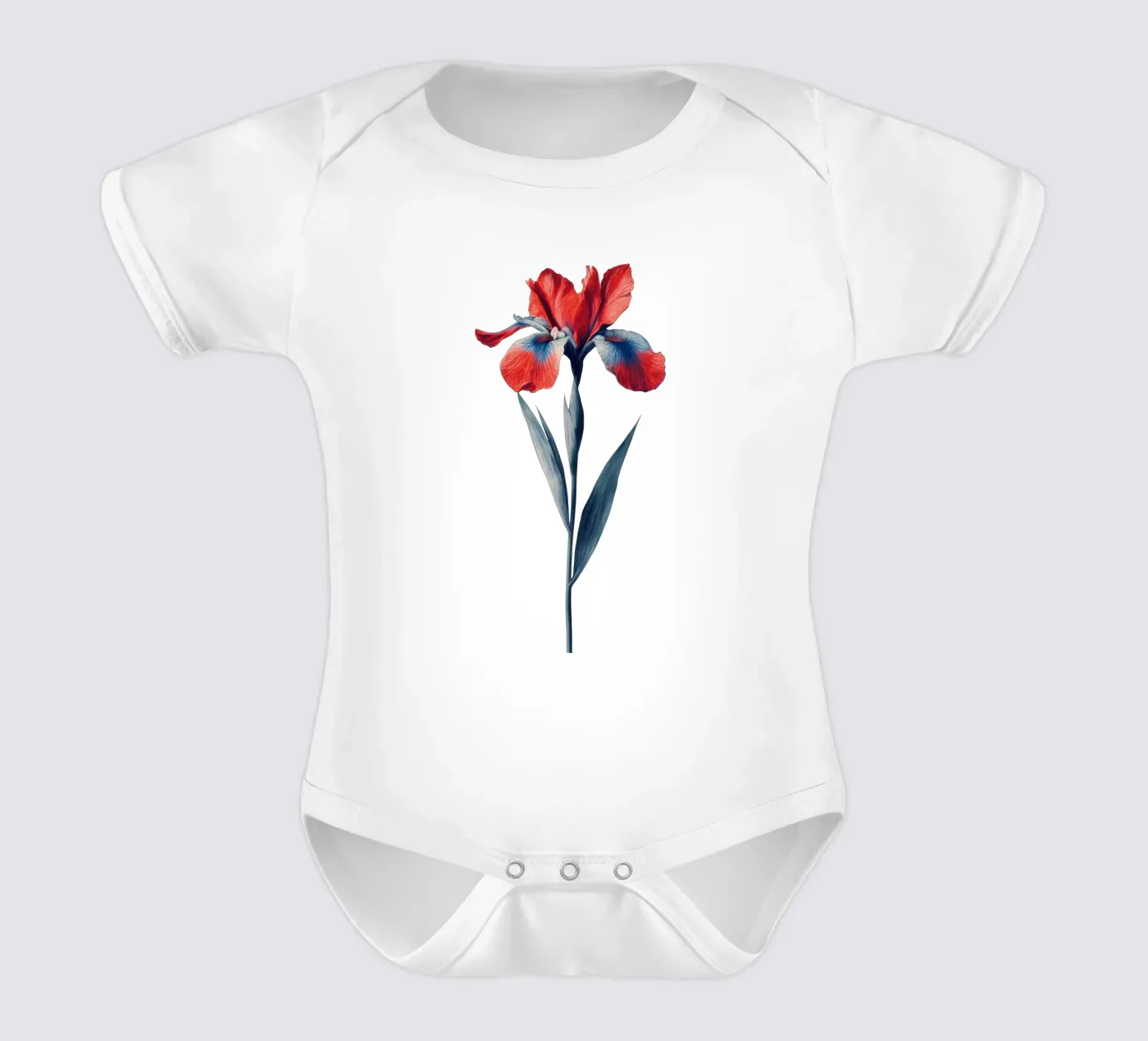 Bloom Kurzarm Babybody von Art Unleashed
