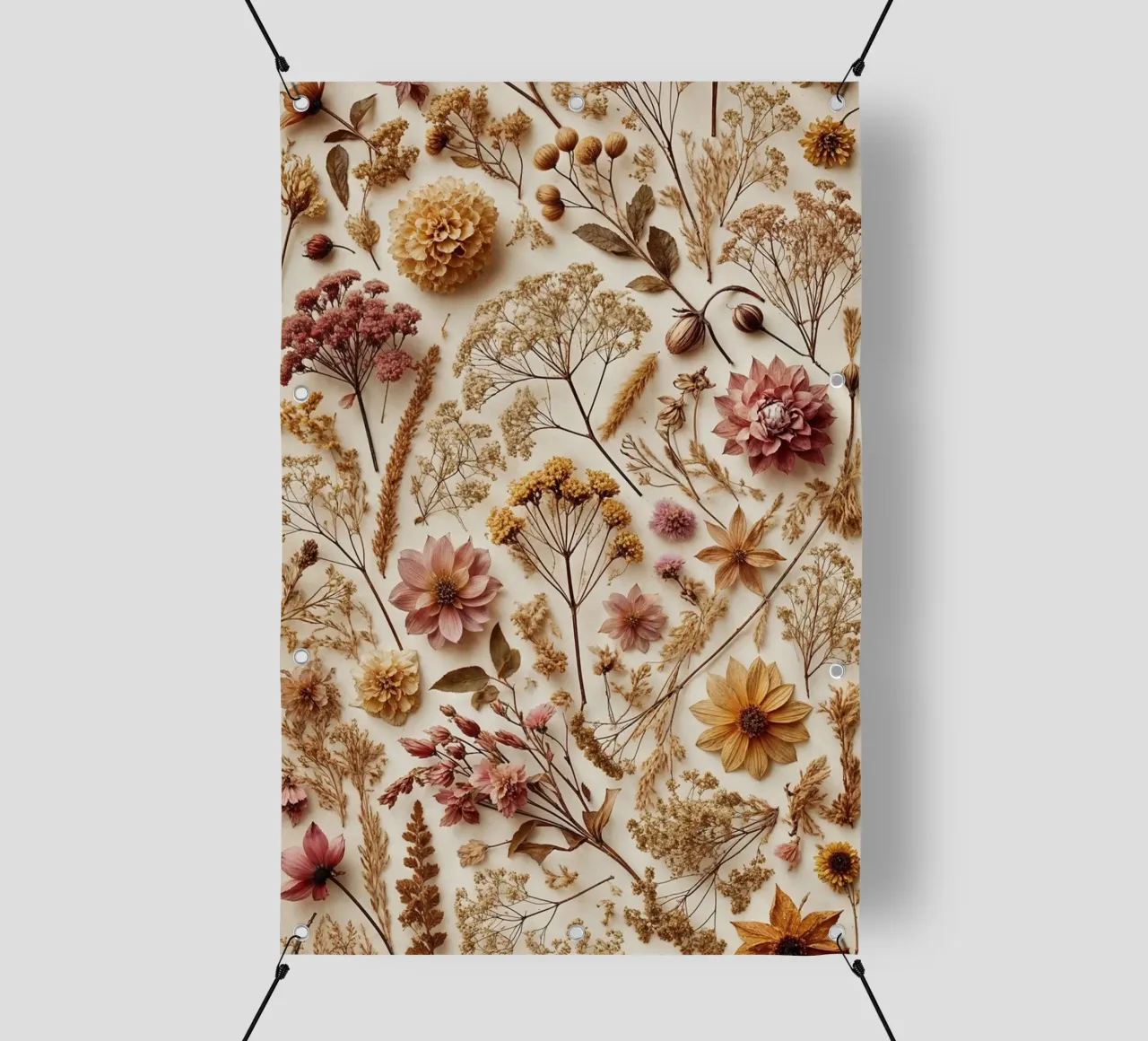 Fiori secchi telo in pvc da VintageBotanics