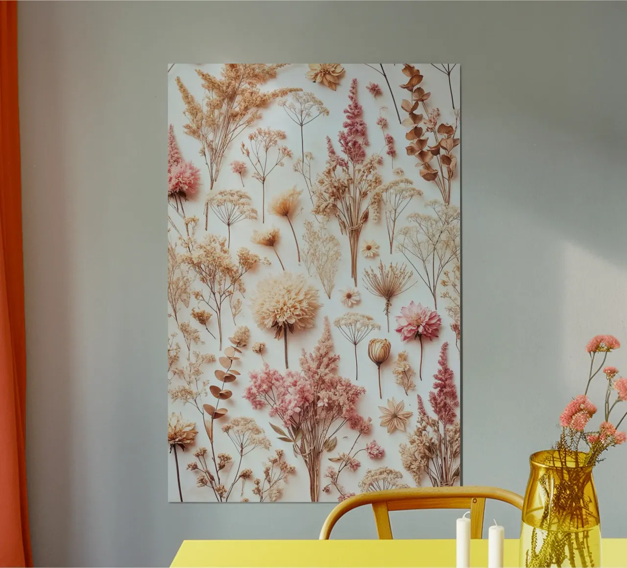Sussurri di una stagione passata poster con telaio in legno da VintageBotanics