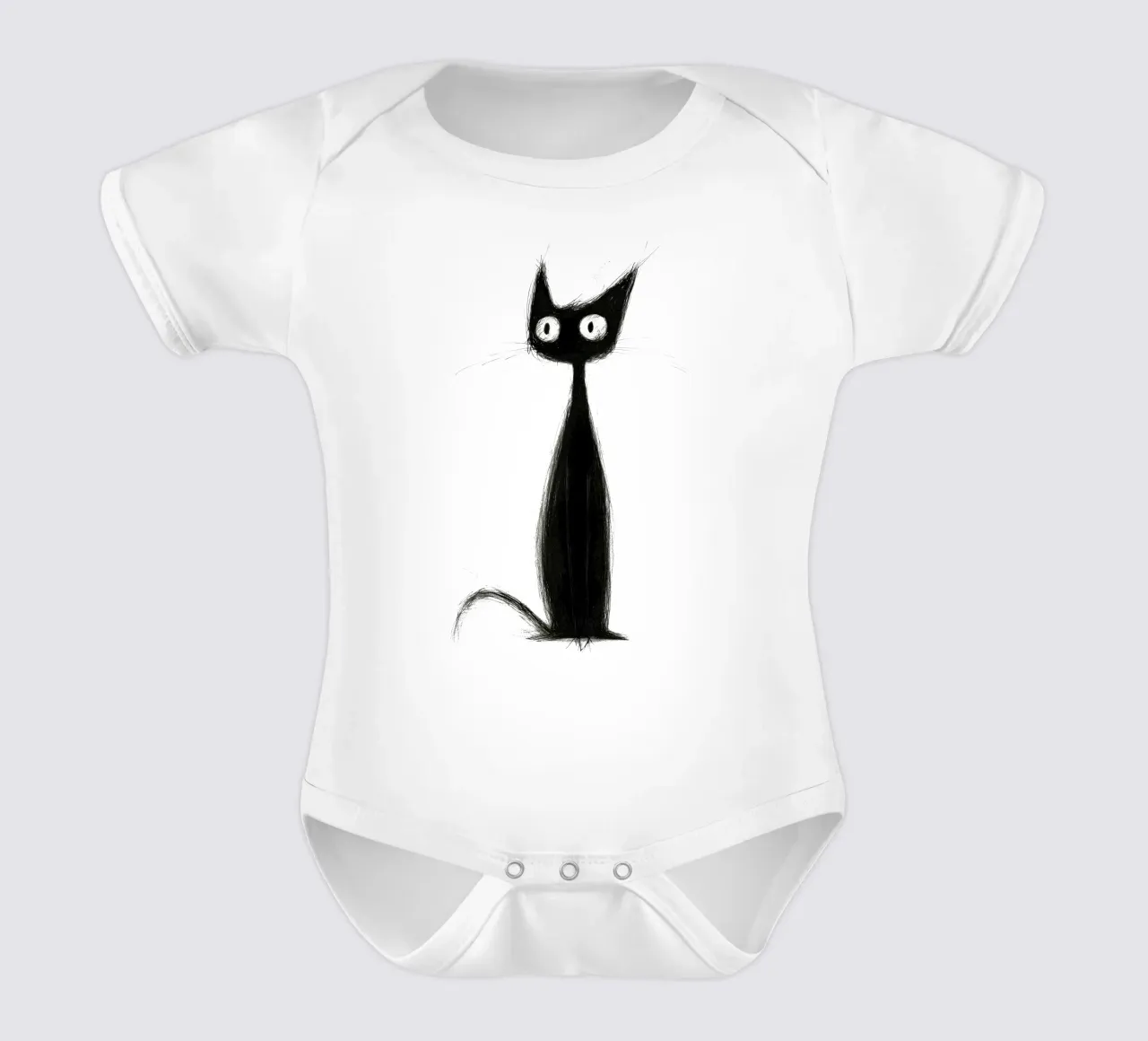 Scratch body neonato maniche corte da Art Unleashed