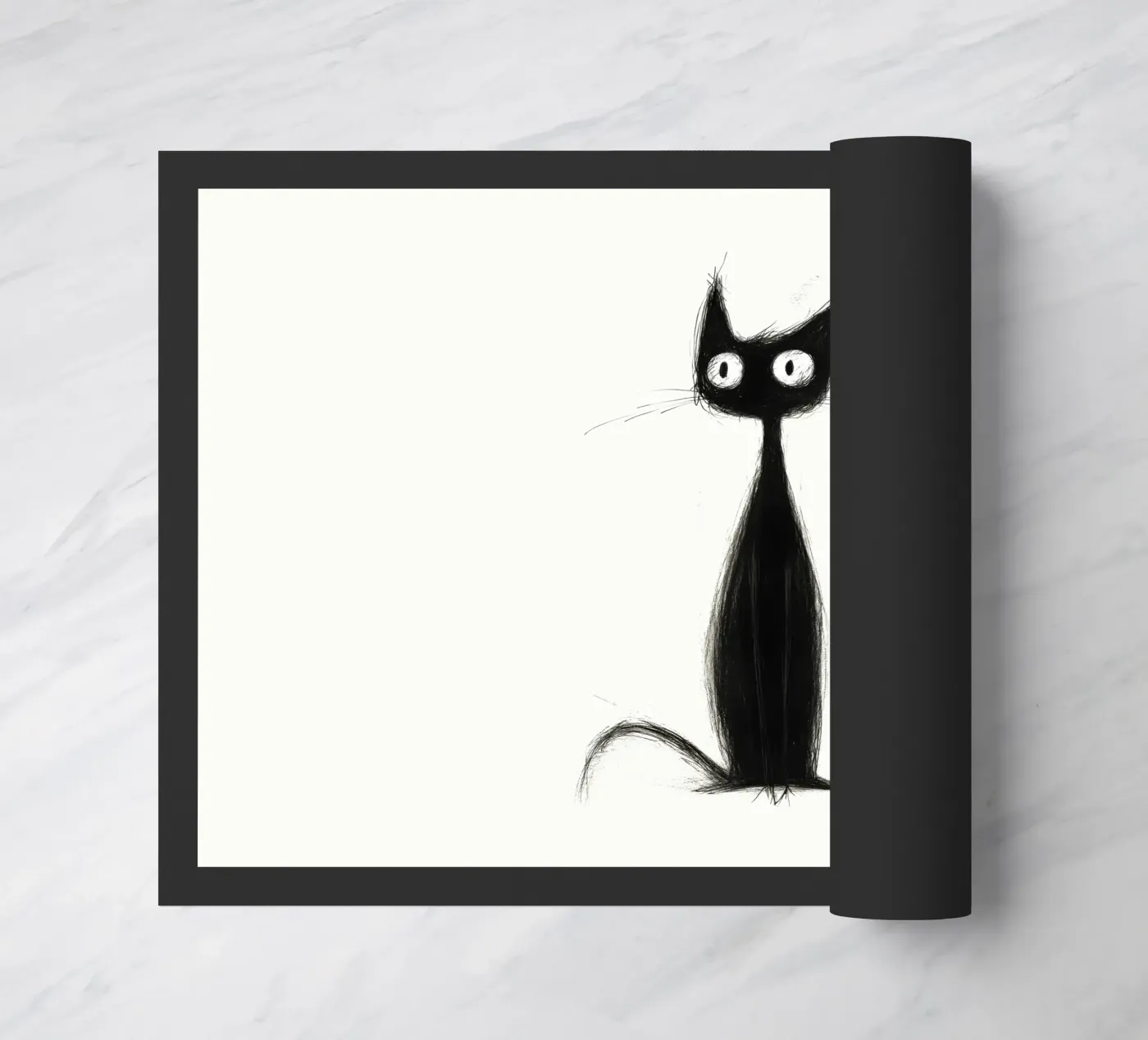 Scratch Fußmatte von Art Unleashed