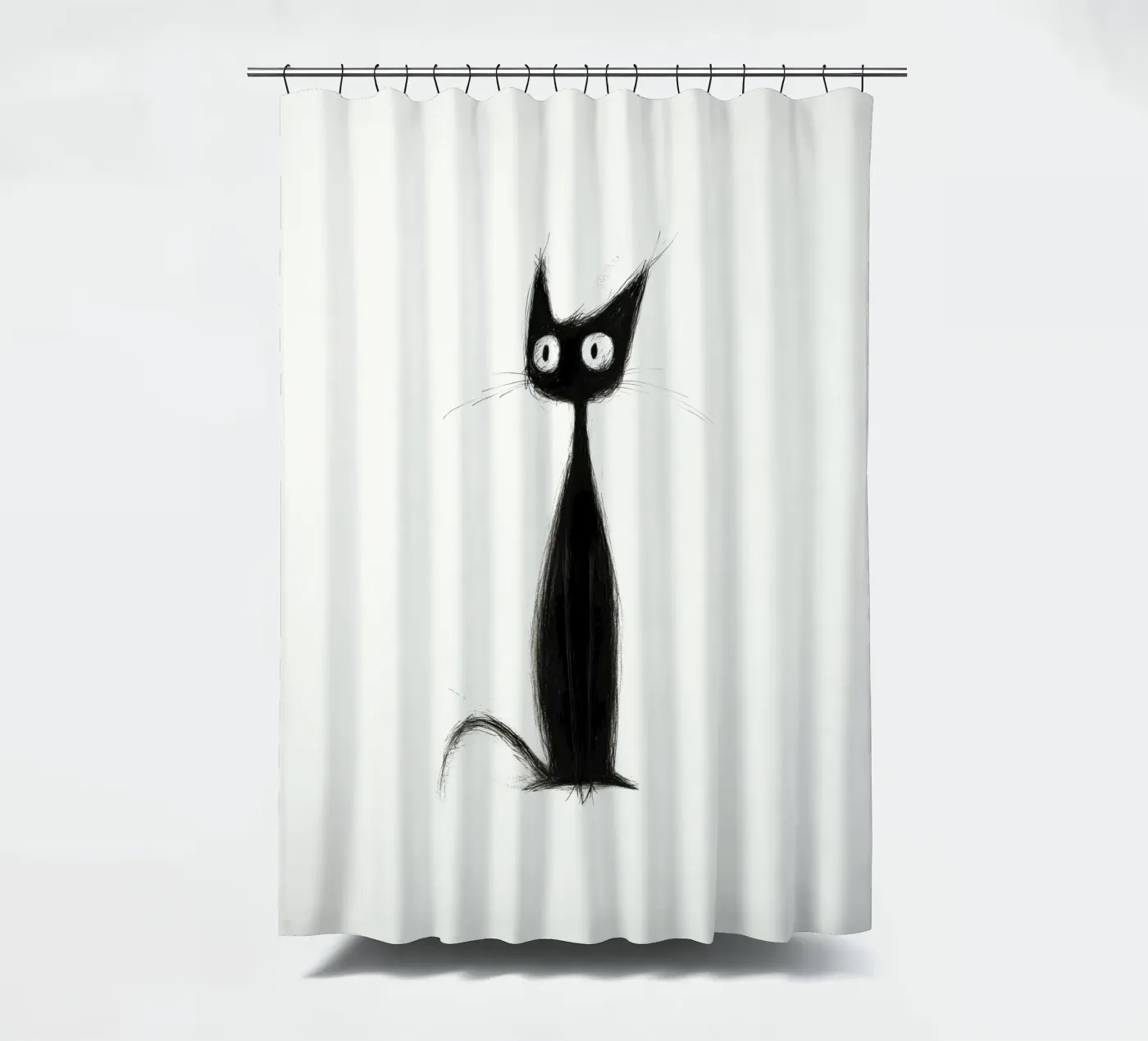 Scratch douchegordijn van Art Unleashed