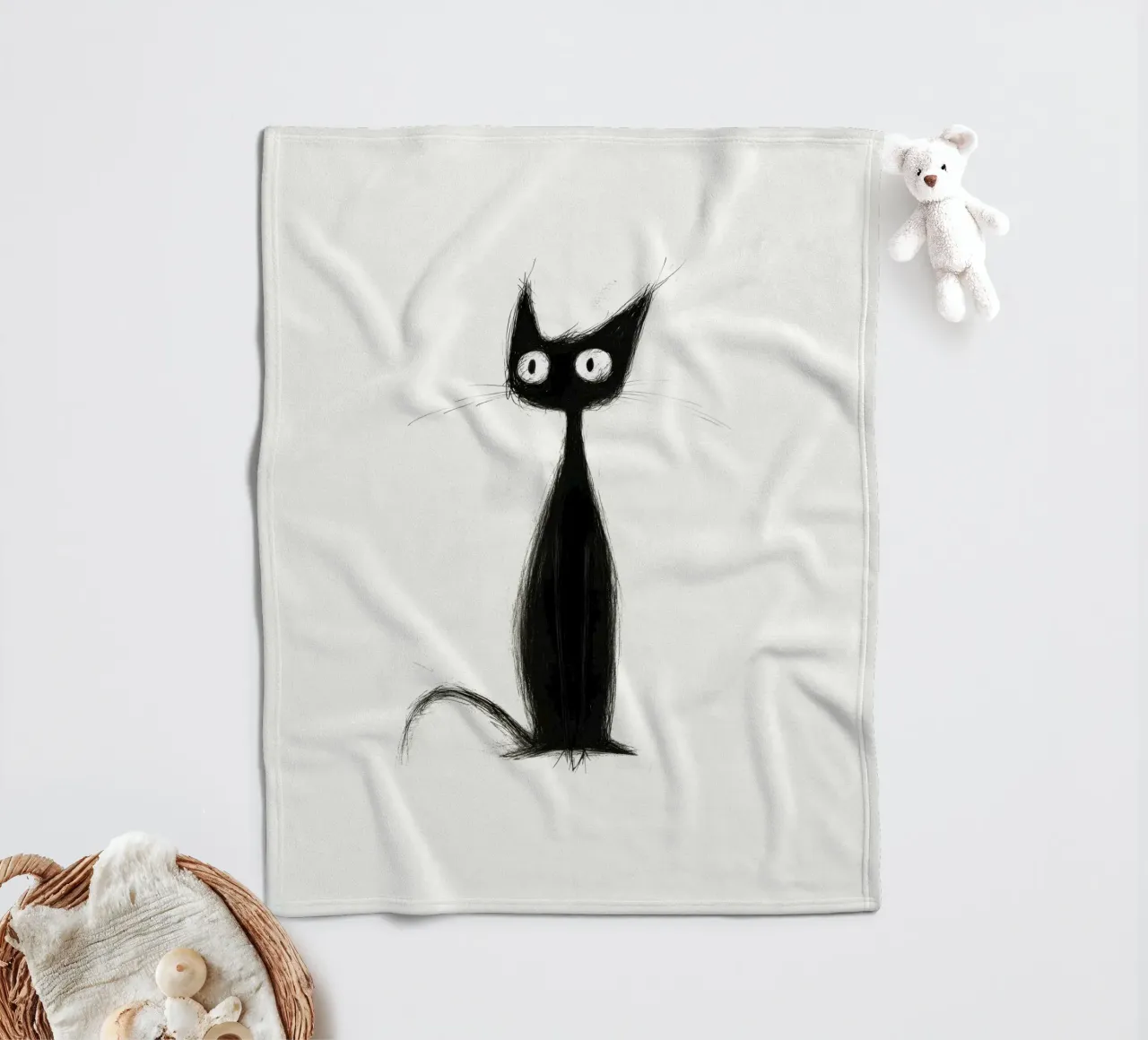 Scratch coperta in pile da Art Unleashed