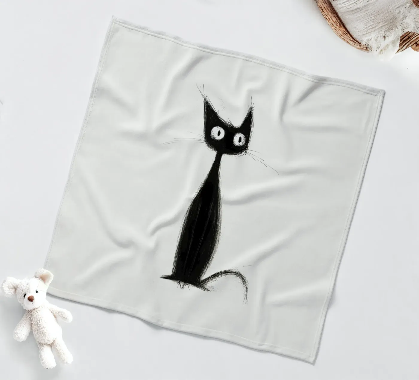 Scratch Fleecedecke von Art Unleashed