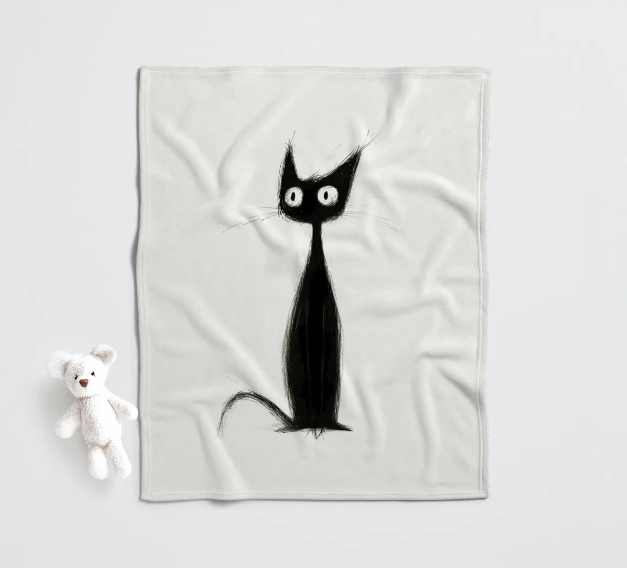 Scratch coperta in pile da Art Unleashed