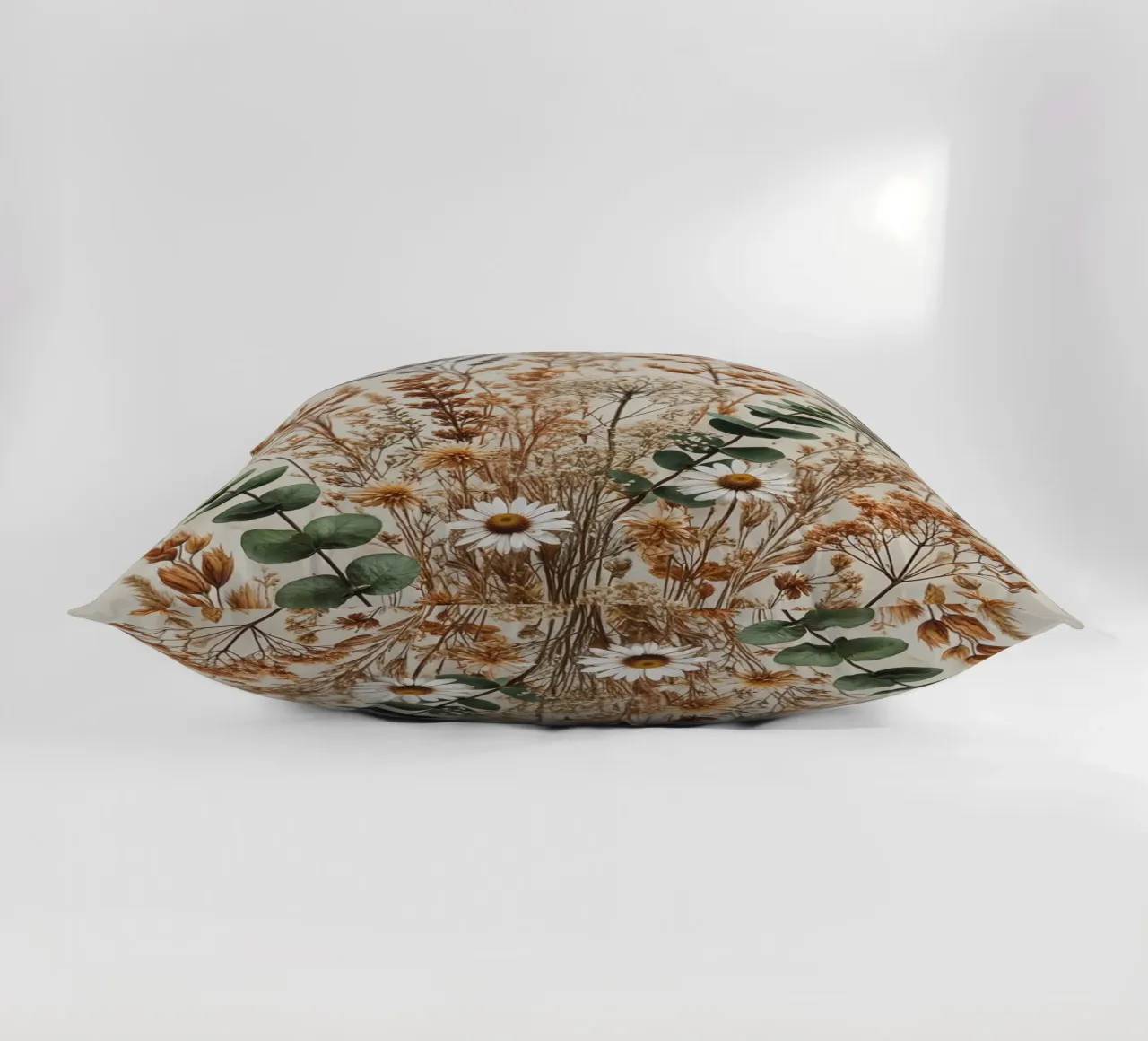 Golden Moments of Quiet Elegance decorative cushion by VintageBotanics