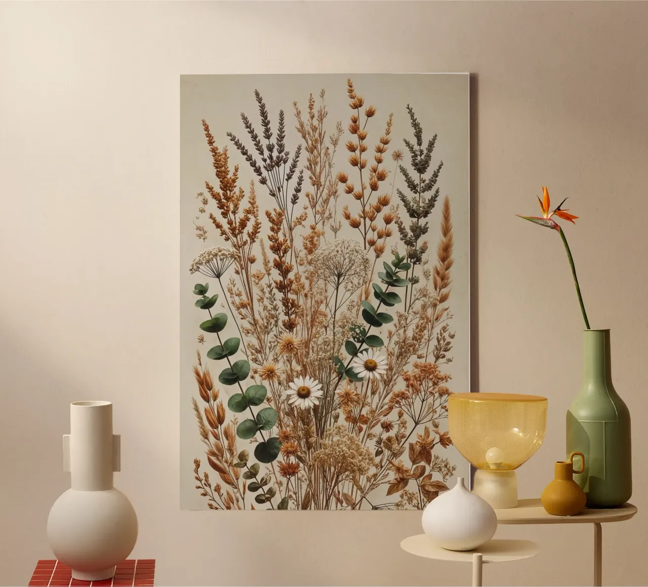 Momenti d'oro di tranquilla eleganza tela con Cornice a cassetta da VintageBotanics