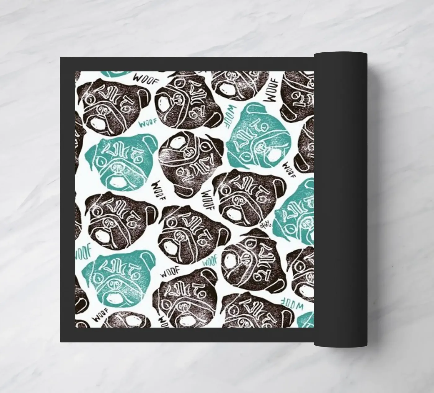 The Barking Pug zerbino da Pom Graphic Design