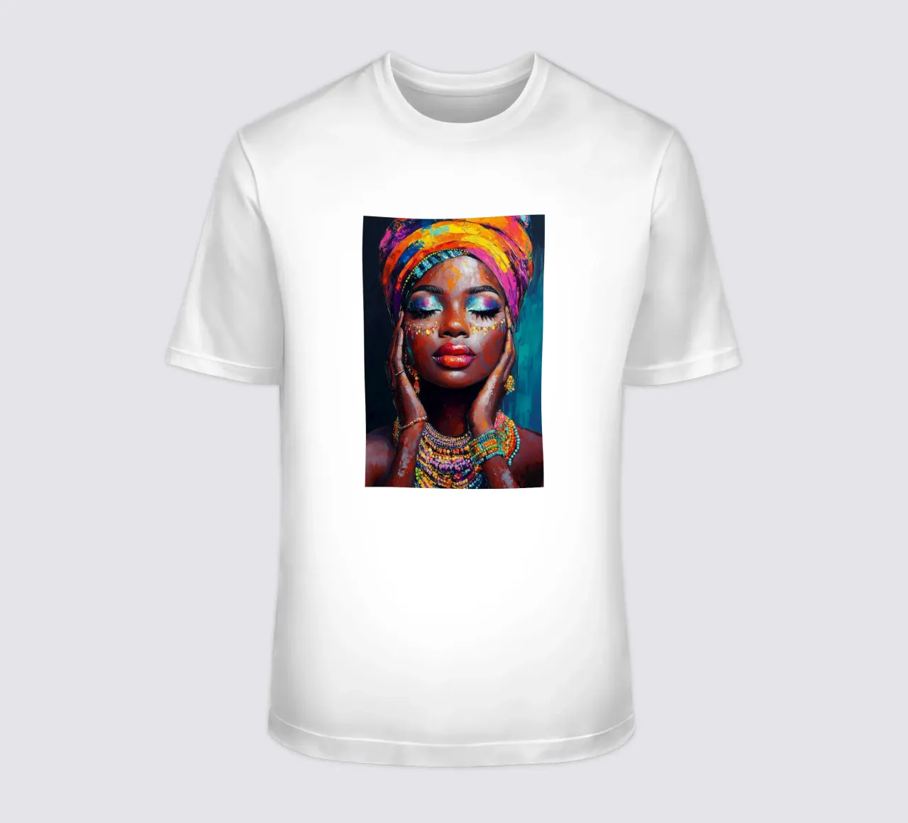 African pearls beauty t-shirt by Carinaprint