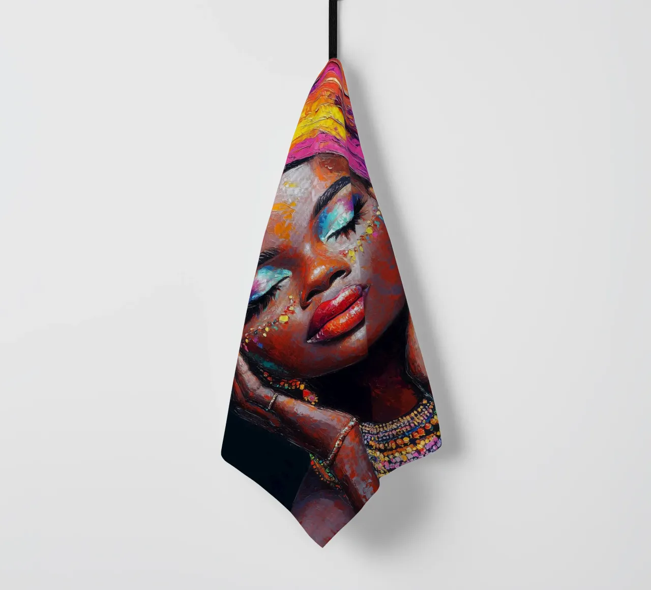 Bellezza delle perle africane canovaccio da cucina da Carinaprint