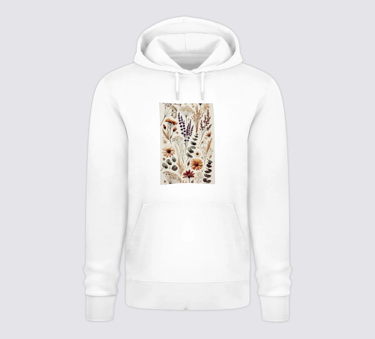 Petali sereni in una luce soffusa felpa con cappuccio da VintageBotanics