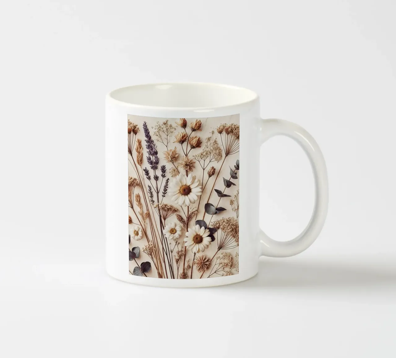 Fluisterzachte elegantie keramische mok van VintageBotanics