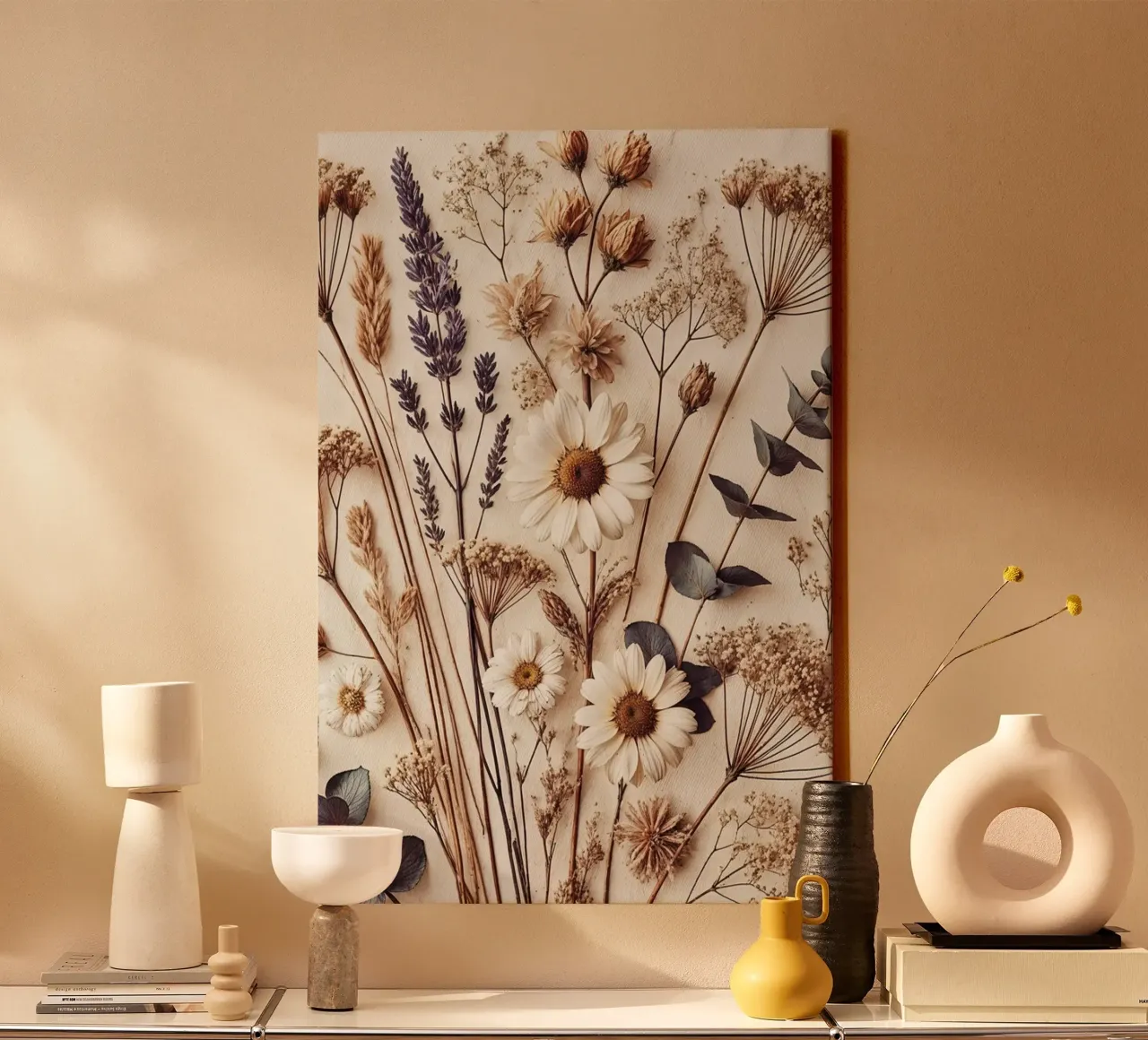 Fluisterzachte elegantie canvas van VintageBotanics
