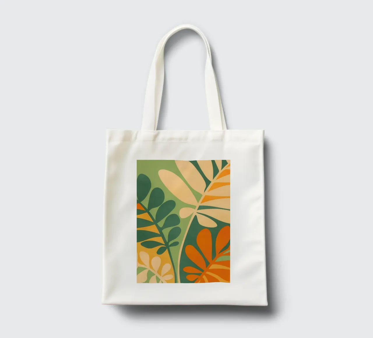 Piante boho anni '70 di tendenza in colori retrò borsa in juta da Autofocus