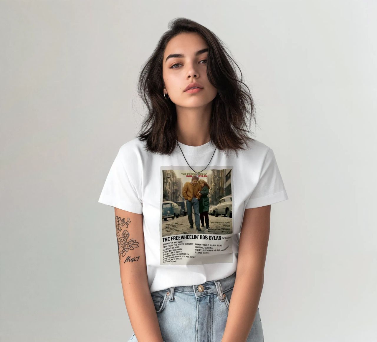 the freewheelin bob dylan t-shirt da SoundStudio