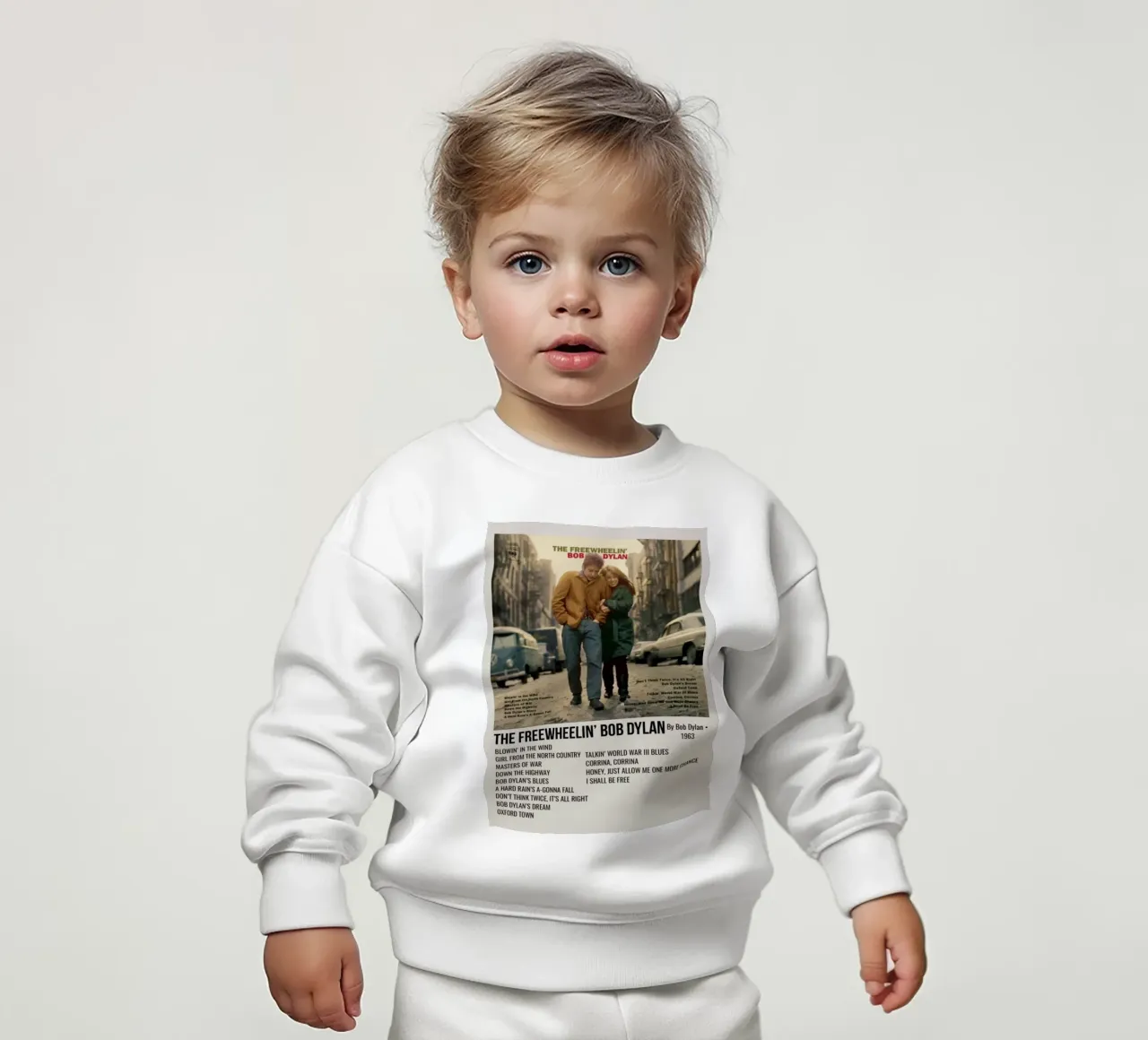 the freewheelin bob dylan sweat pour bébé de SoundStudio