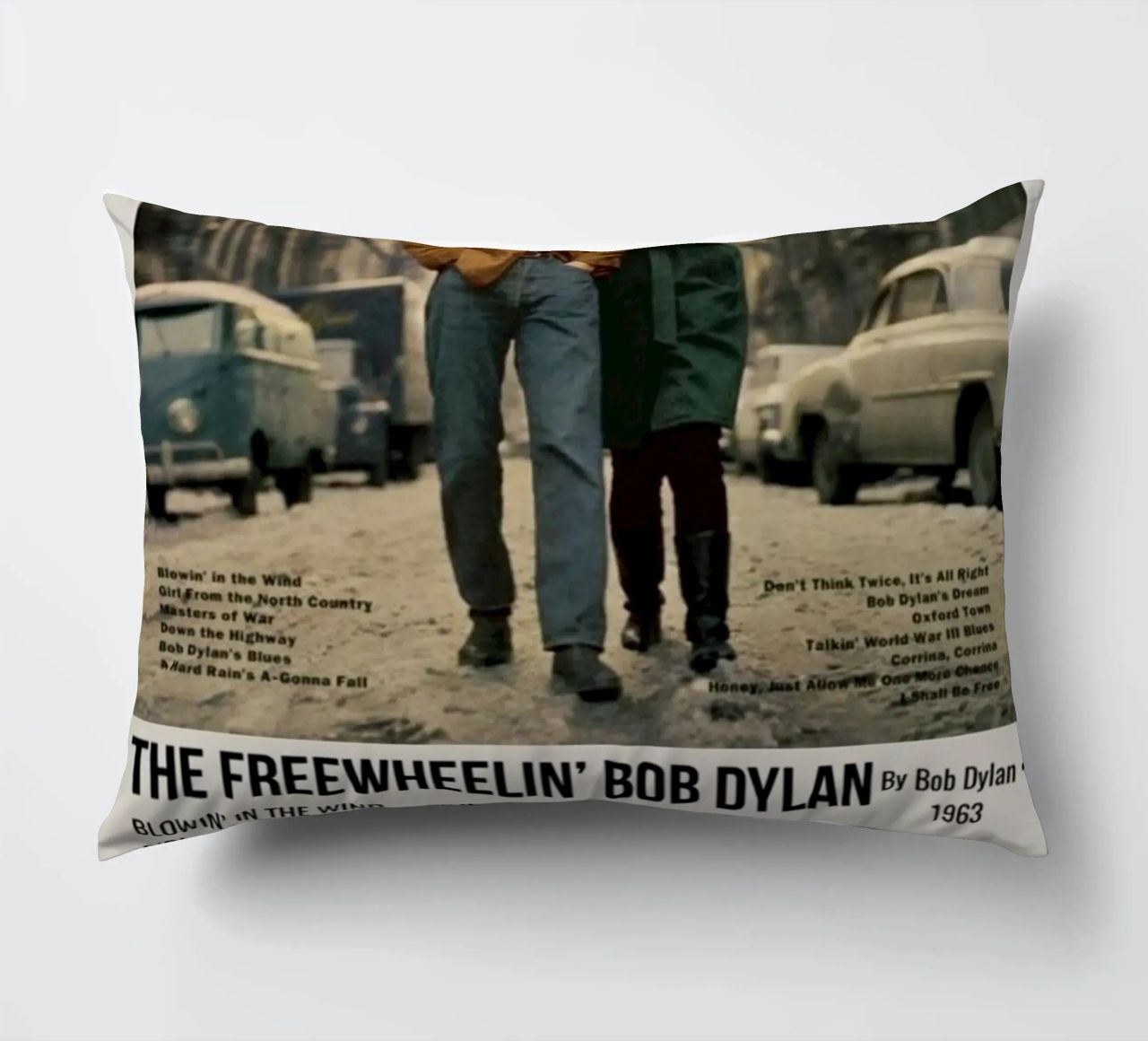 the freewheelin bob dylan cuscino da SoundStudio