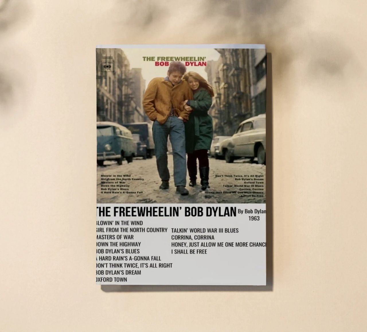 the freewheelin bob dylan notebook by SoundStudio