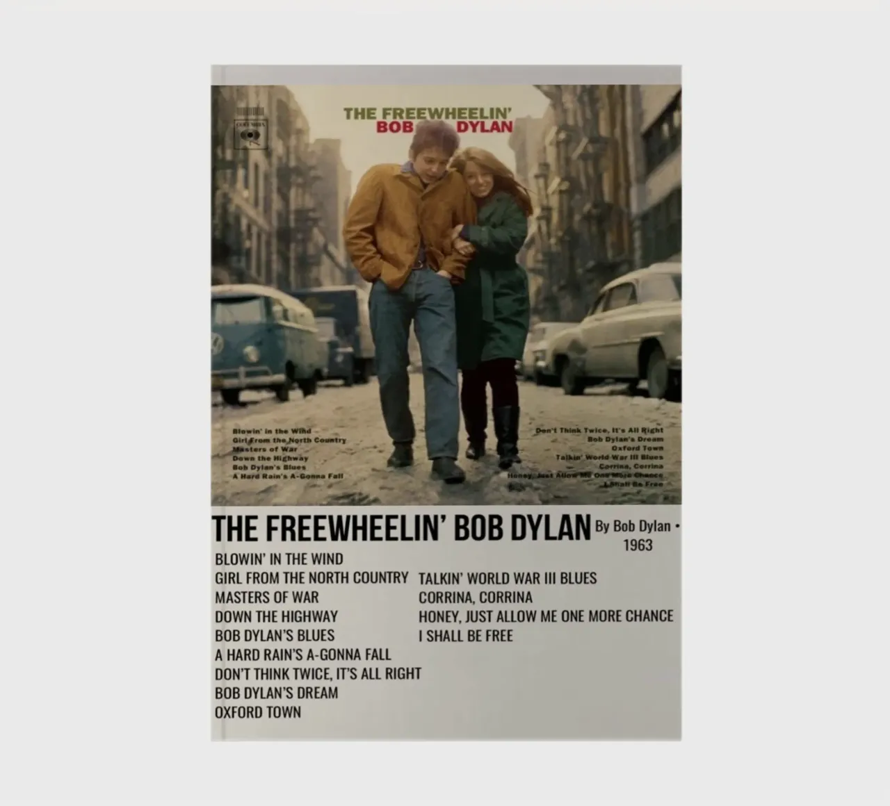 the freewheelin bob dylan Notizbuch von SoundStudio