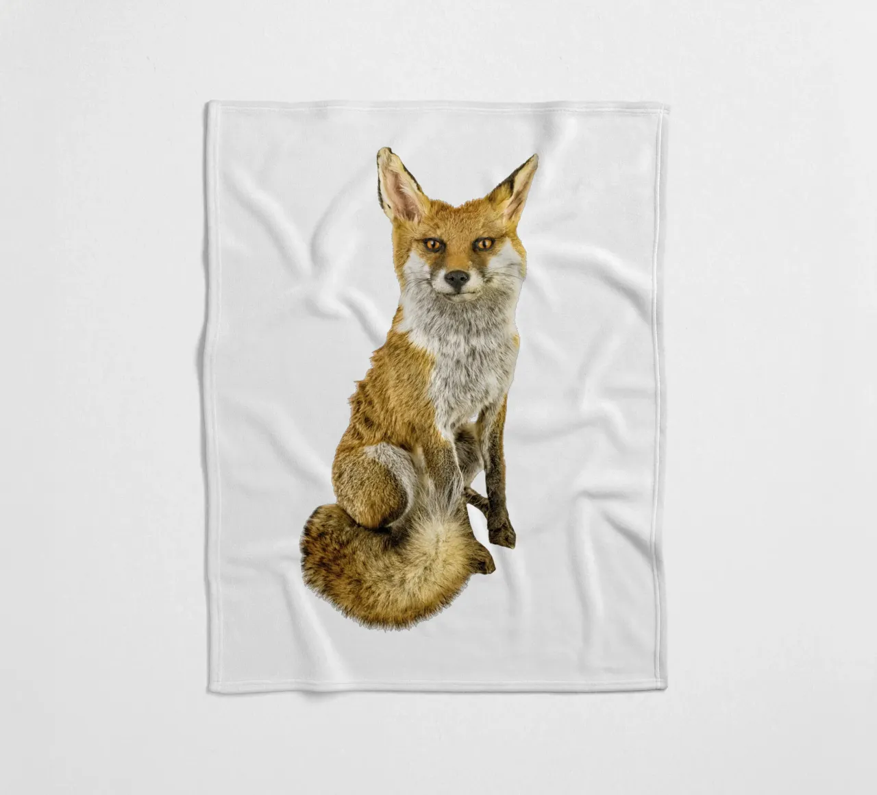 Mysterie in het wild: intrigerende vos fleecedeken van Curious Collections by Marielle Leenders