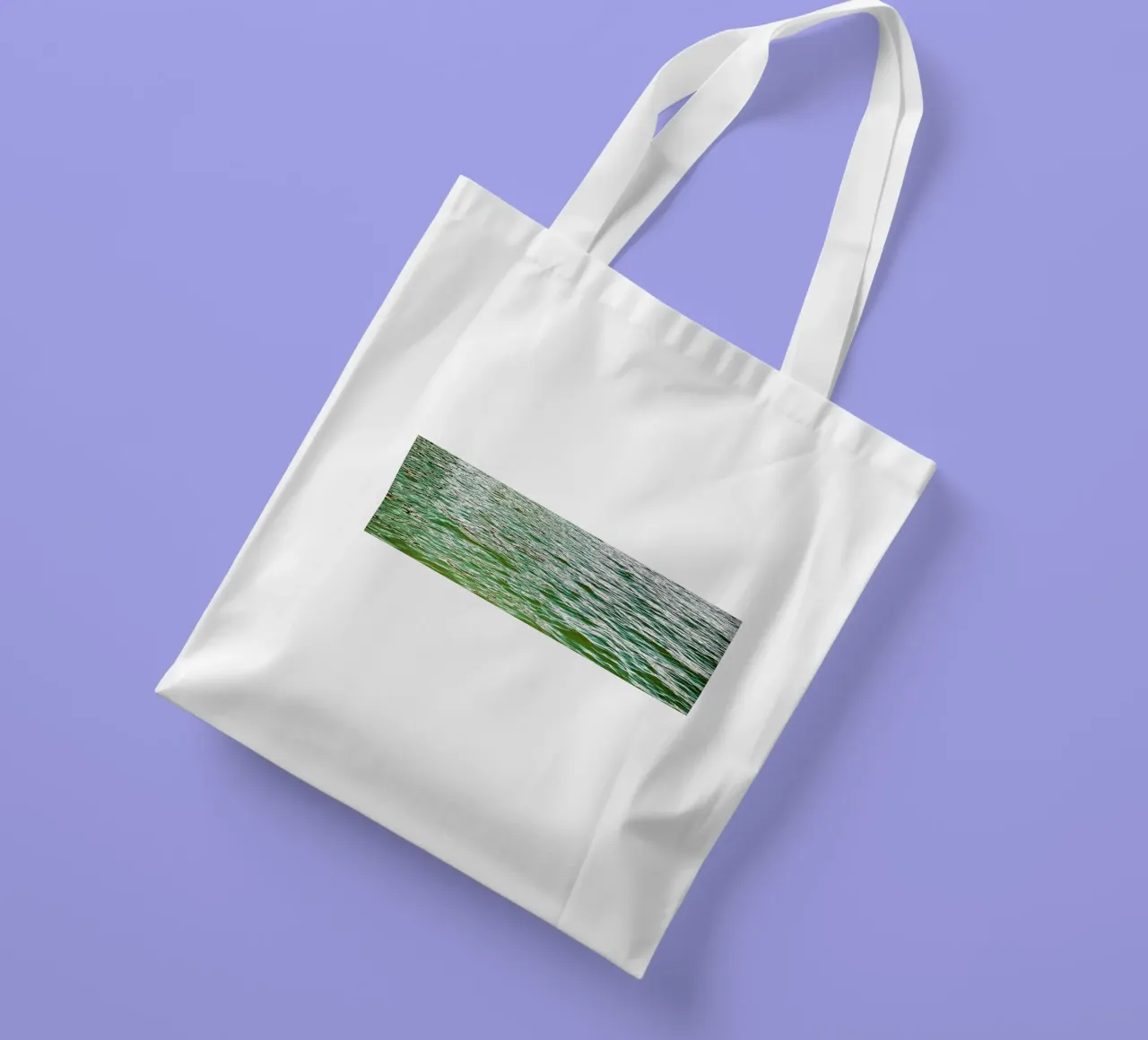 Riflessi d'acqua borsa in juta da Art Studio by Iris