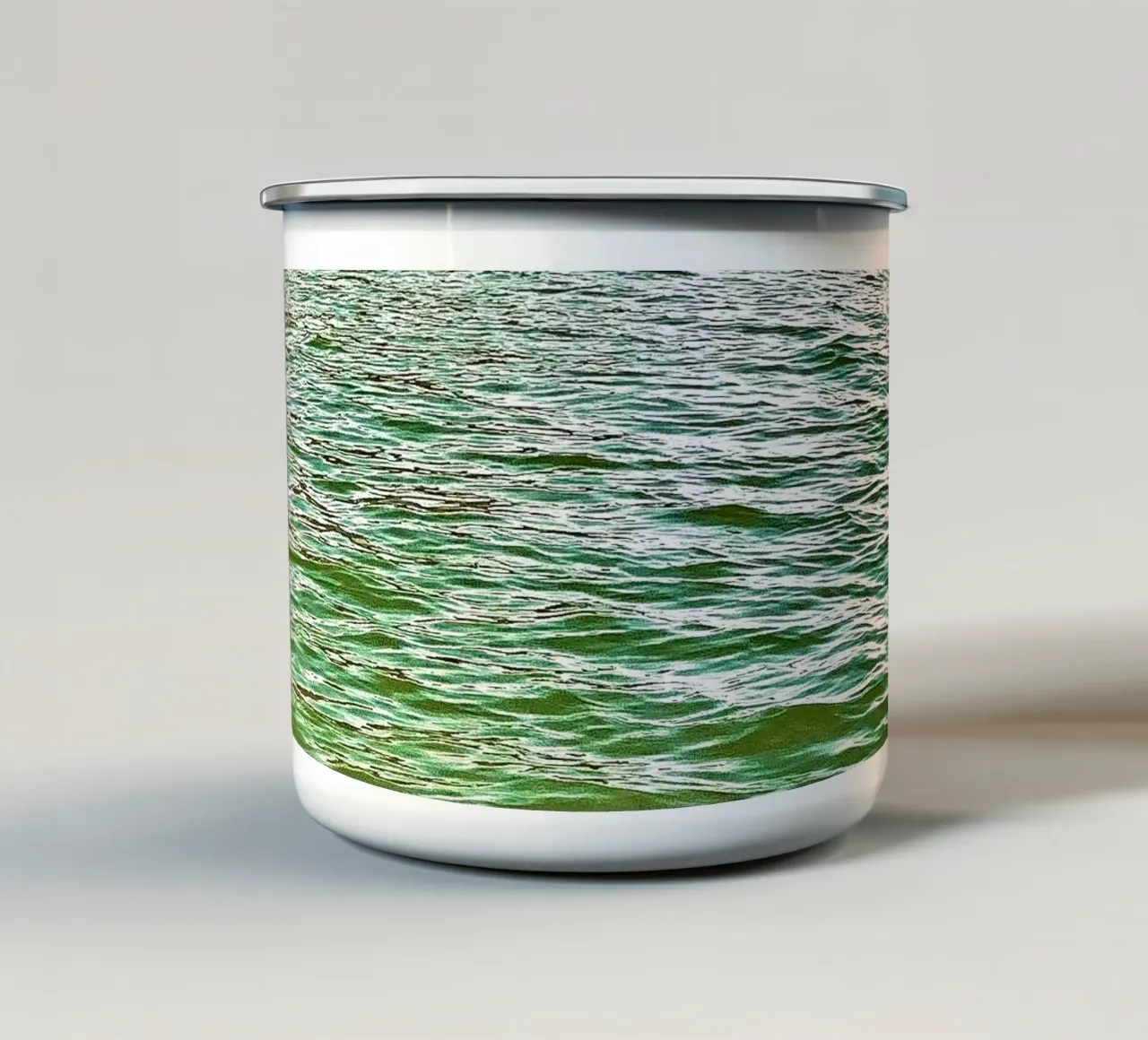 Riflessi d'acqua tazza in smalto da Art Studio by Iris