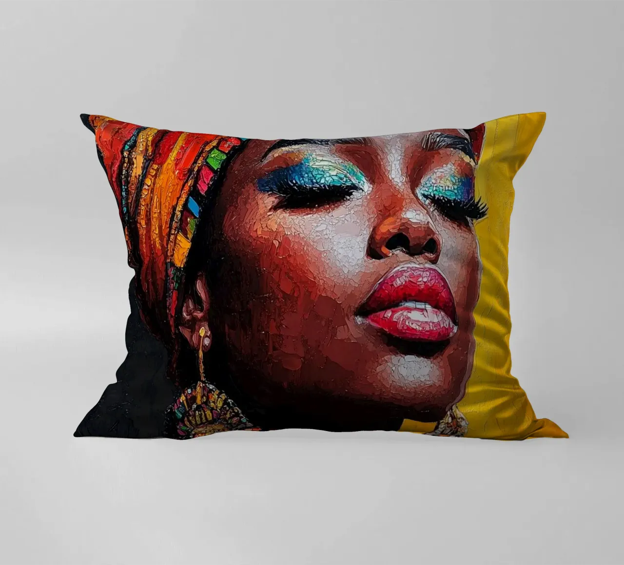 Eleganza femminile africana cuscino da Carinaprint
