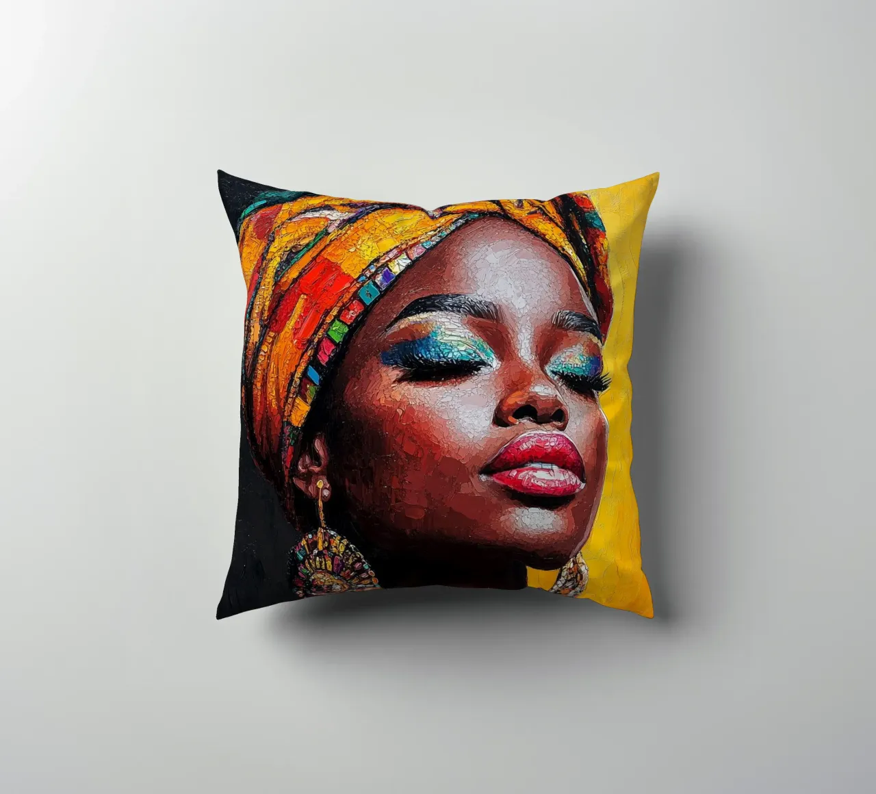 Eleganza femminile africana cuscino da Carinaprint