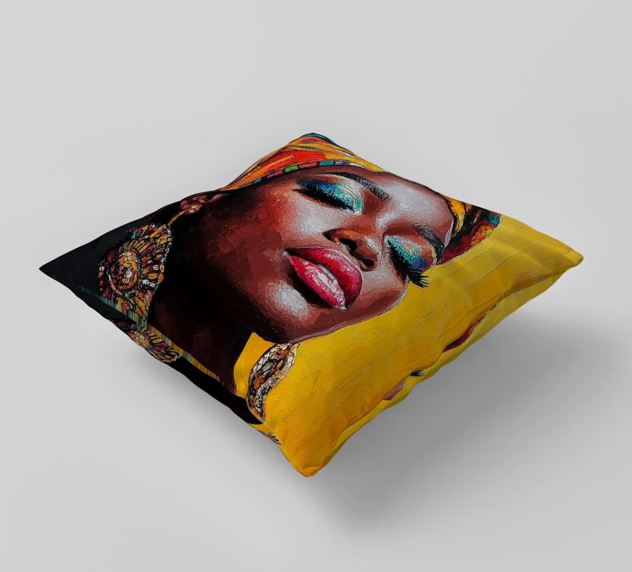 Eleganza femminile africana cuscino da Carinaprint