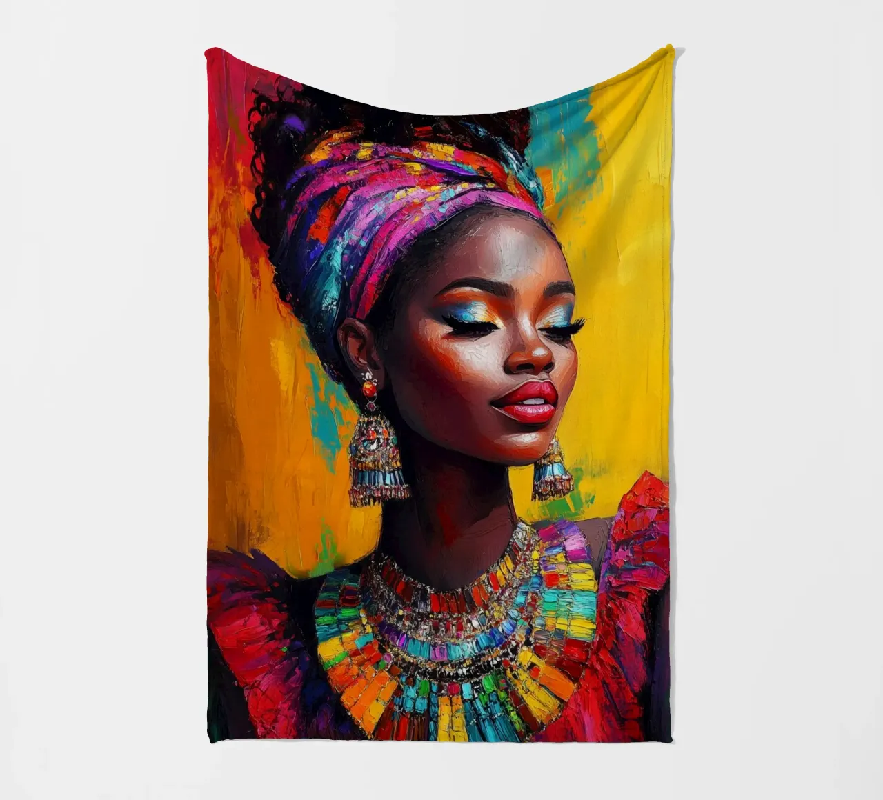 L'armonia delle donne africane coperta in pile da Carinaprint