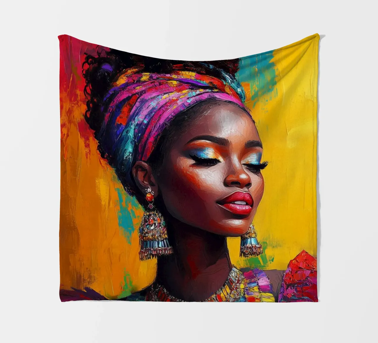 L'armonia delle donne africane coperta in pile da Carinaprint