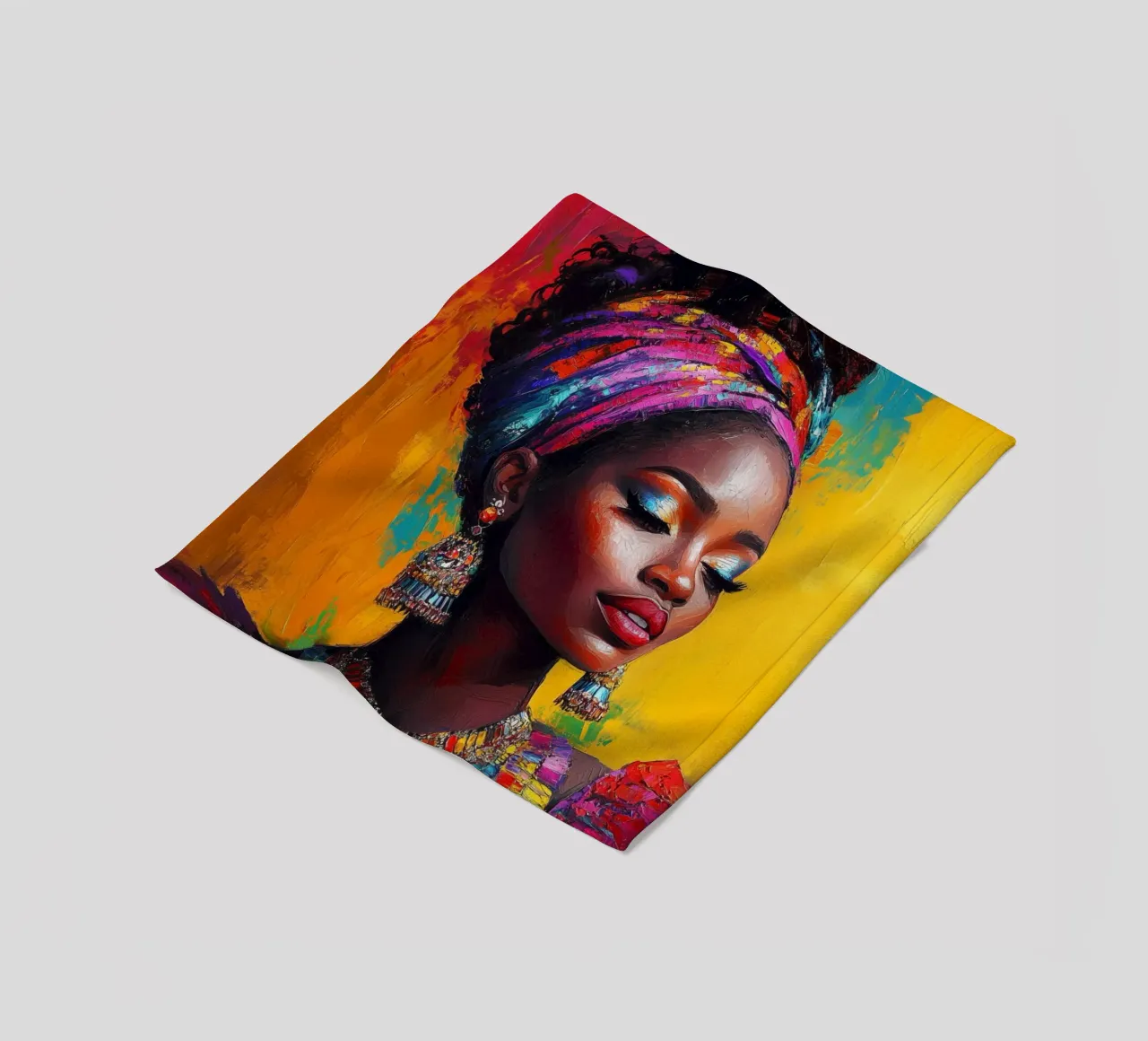 L'armonia delle donne africane coperta in pile da Carinaprint