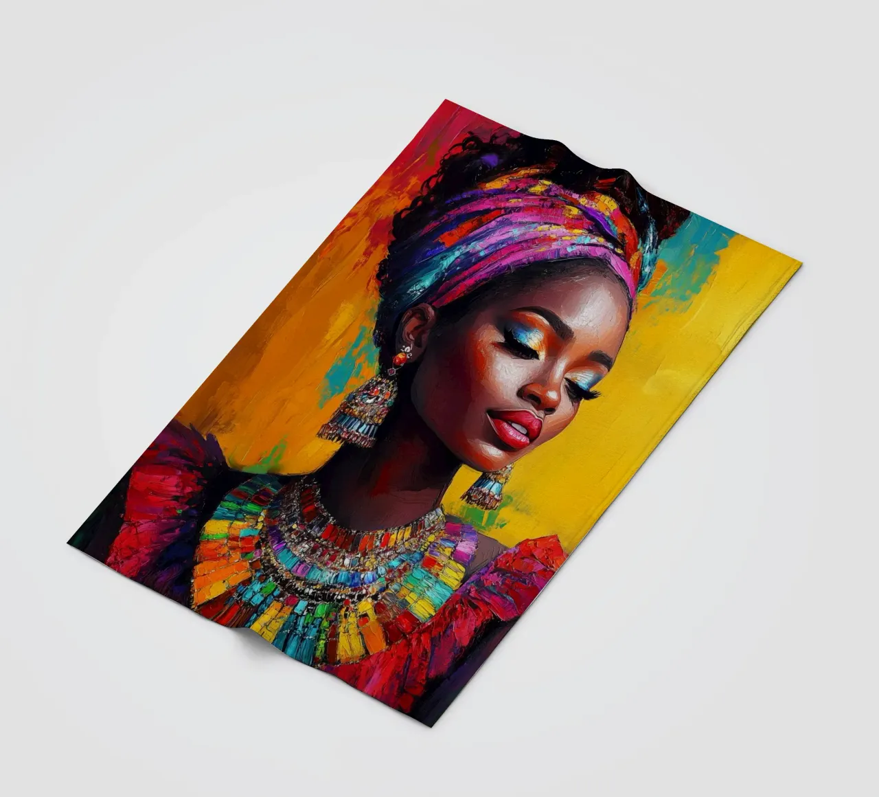 L'armonia delle donne africane coperta in pile da Carinaprint