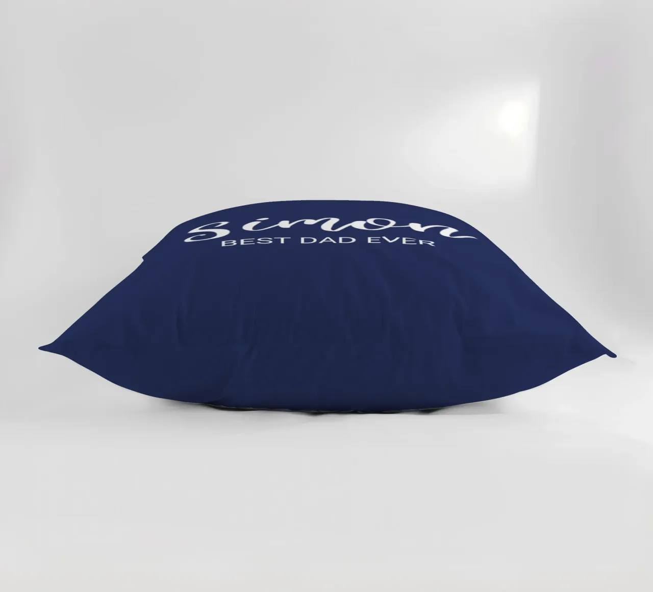 Personalized Custom Name Best Dad Ever decorative cushion by Personalized Art