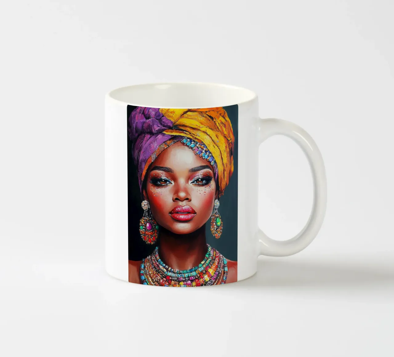 Tradizione e bellezza africana tazza in ceramica da Carinaprint