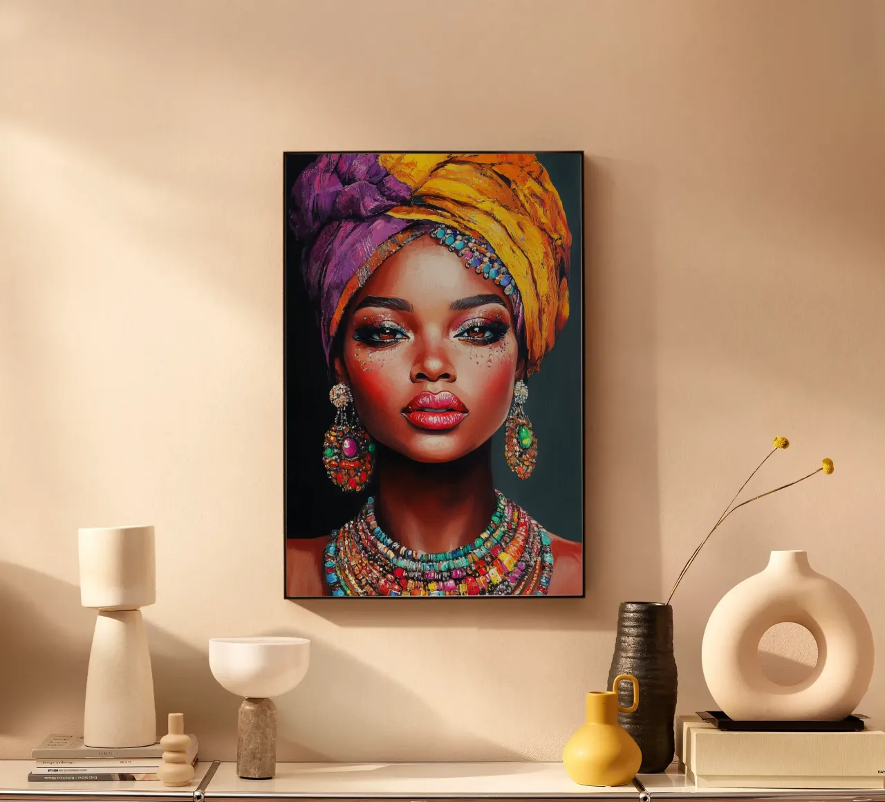 Tradizione e bellezza africana alluminio dibond da Carinaprint
